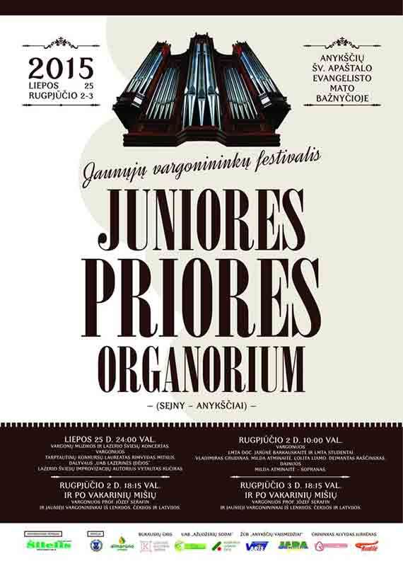 Jaunųjų vargonininkų festivalis „Juniores priores organorium“ (2015) - Trečioji diena