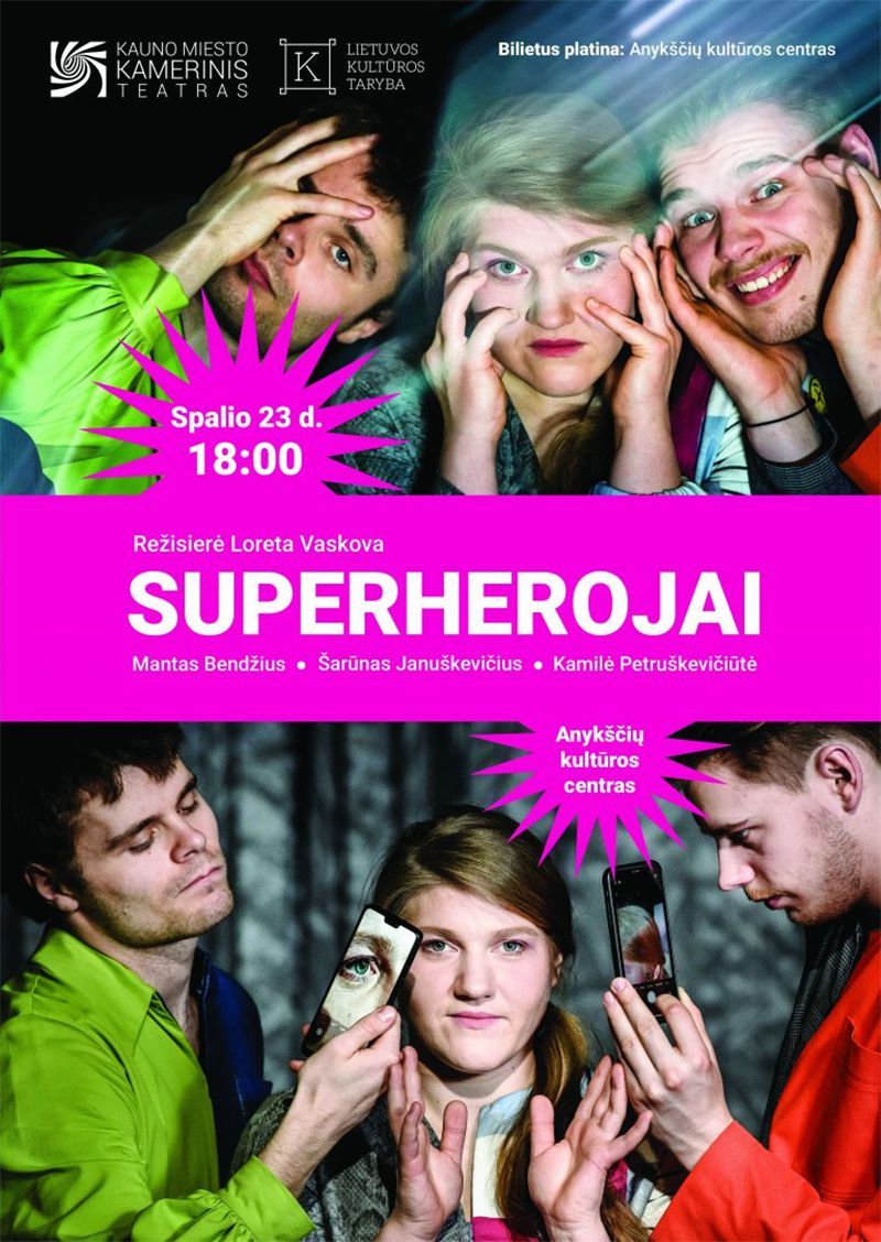 Teatrų festivalis „Pakeleivingi“ (2020) / Spektaklis „Superherojai“