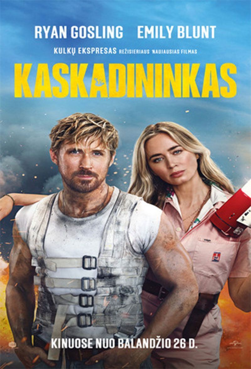 Kino filmas „Kaskadininkas“ (2024m.,Trukmė: 1h 54 min)