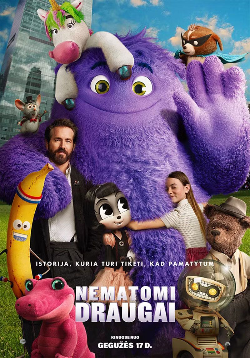 Kino filmas visai šeimai  „Nematomi draugai“ (2024m.,Trukmė: 131 min)