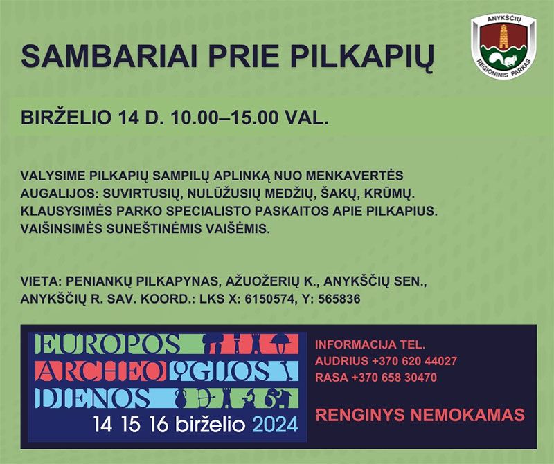 Švaros akcija „Sambariai prie pilkapių“