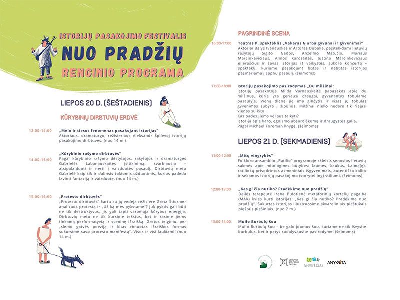 Istorijų pasakojimo festivalis „Nuo pradžių“ / Pirmoji diena