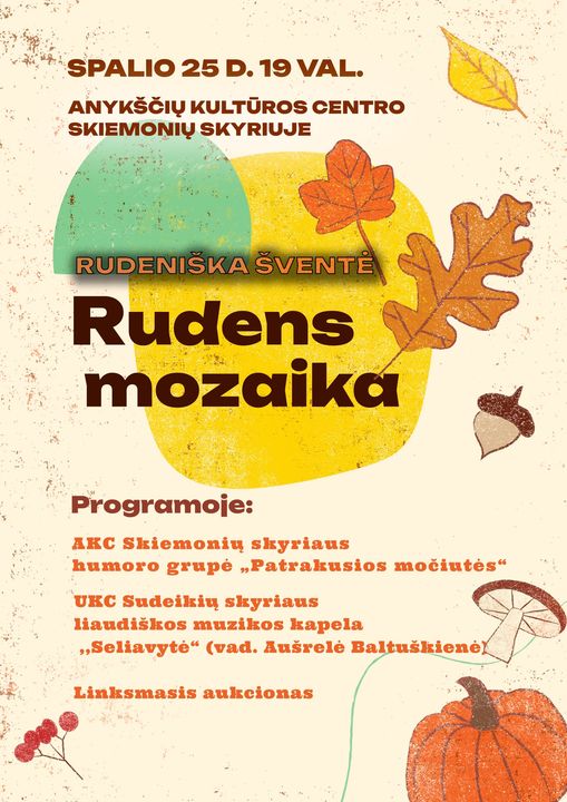 Rudens šventė ,,Rudens mozaika"