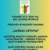 Poezijos ir muzikos vakaras „Laiškas Lietuvai“