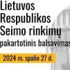 Lietuvos Respublikos Seimo rinkimai - II turas